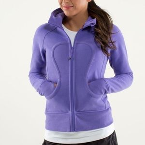 PURPLE LULULEMON SCUBA HOODIE